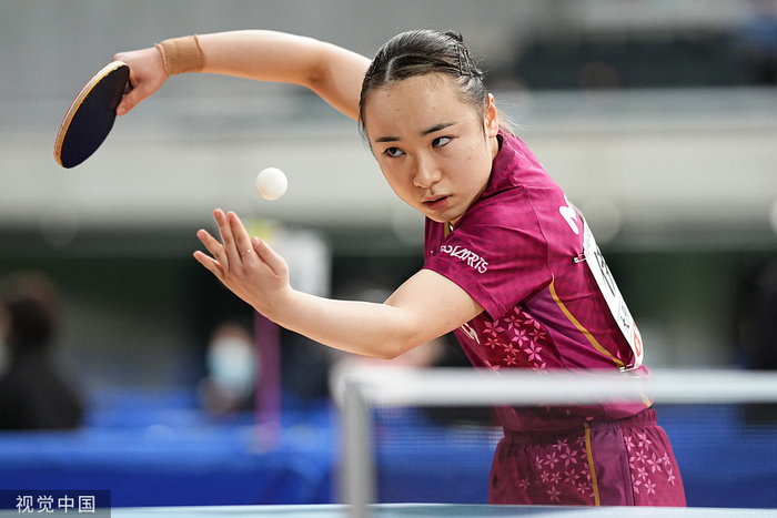 伊藤美诚不敌高中生小将。