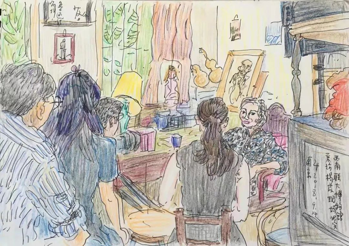 接受西南联大博物馆采访拍摄