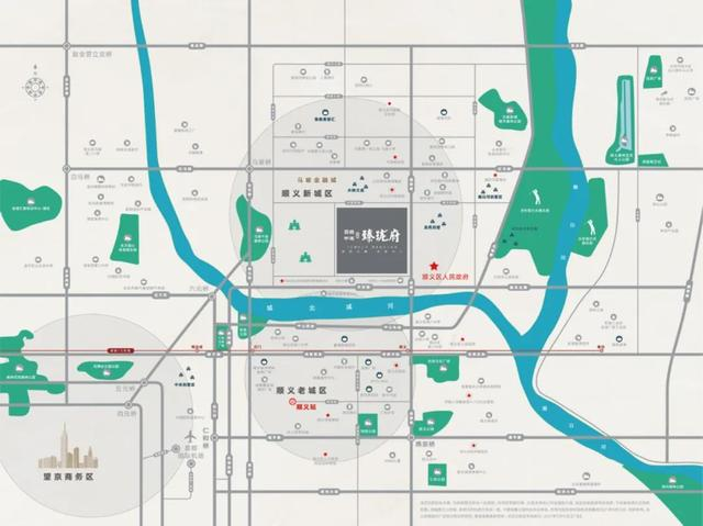 顺义臻珑府区域图