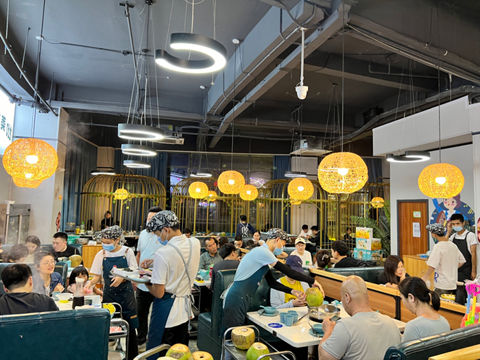 春节期间，三亚萌哒哒迎来游客堂食消费热&nbsp; 餐厅供图