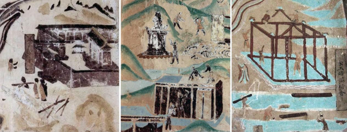 莫高窟321、323窟修造图