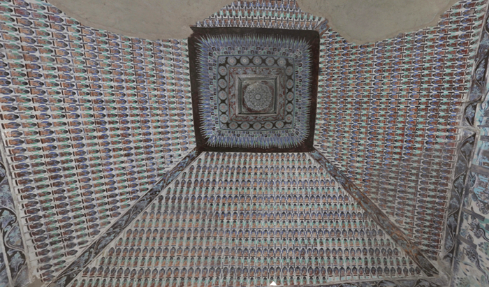 莫高窟217窟窟顶千佛