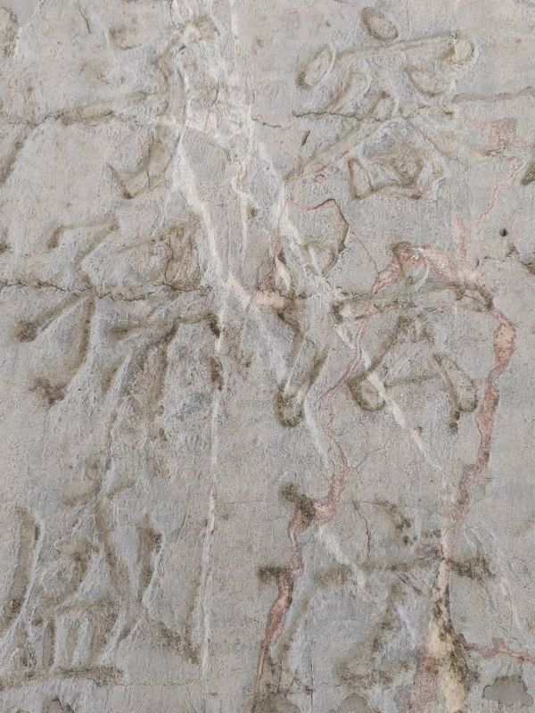 《大唐中兴颂》原石局部--“沄沄”