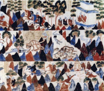 莫高窟428窟舍身饲虎图