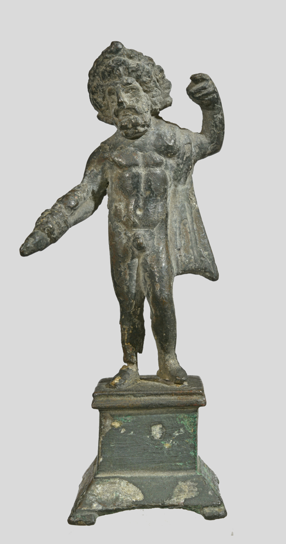 赫丘利小雕像,维苏威火山遗址,青铜,1世纪