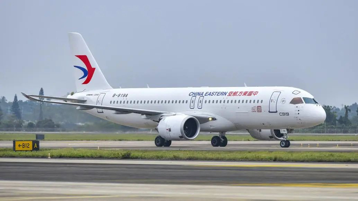 东航C919 视觉中国 图