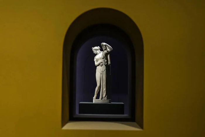 展览现场，《维纳斯的背影》