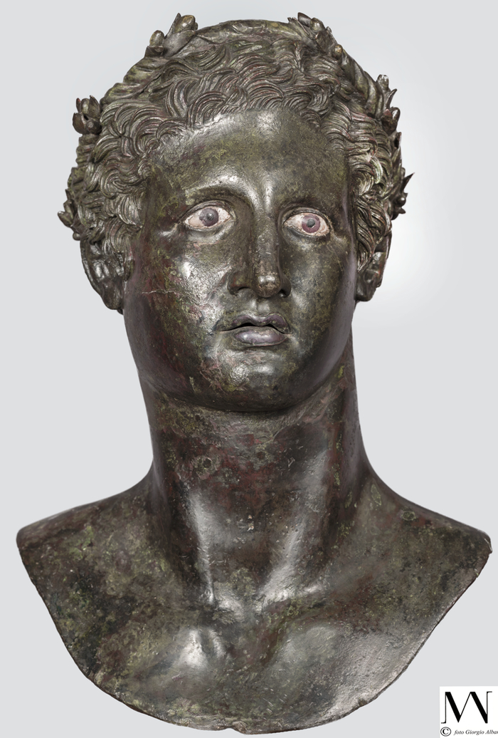 赫拉克勒斯头像,赫库兰尼姆,青铜,1世纪