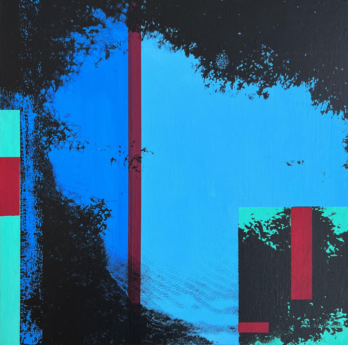 凯林·布里克作品《林窗》 综合材料