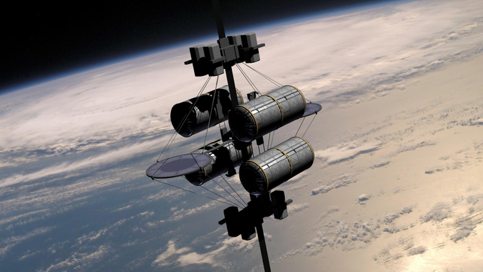 太空电梯吊箱创意图（作者提供）