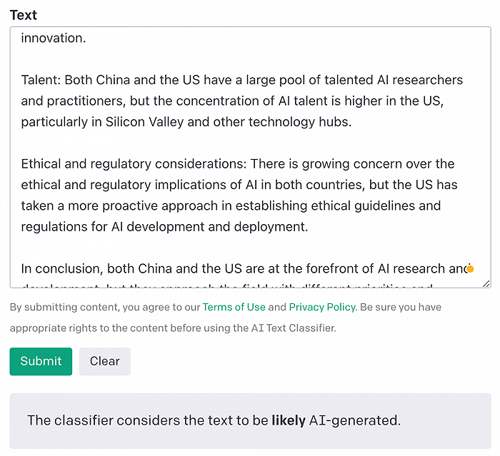 ▲AI文本分类器秒出判断