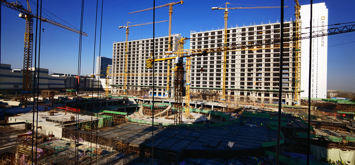 超级合生汇建设现场