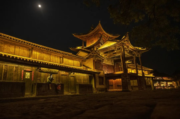 △沙溪古镇夜景