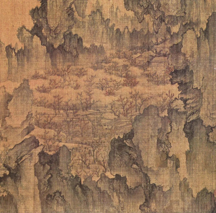 安坚《梦游桃源图》（局部之三） 