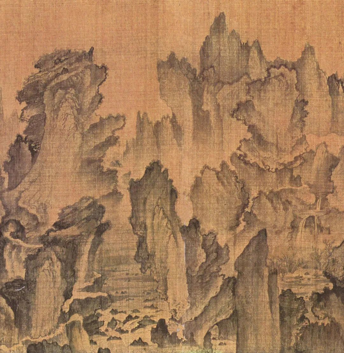 安坚《梦游桃源图》（局部之二） 