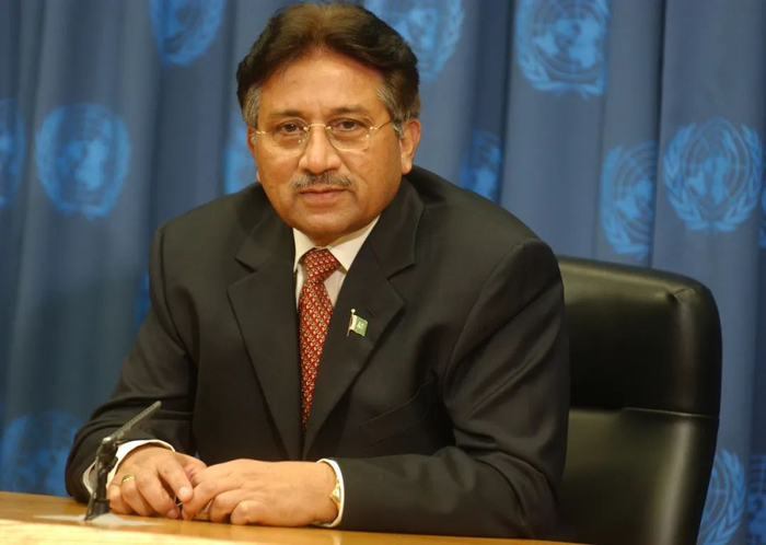 2003年9月24日，穆沙拉夫在联合国总部。图源：视觉中国