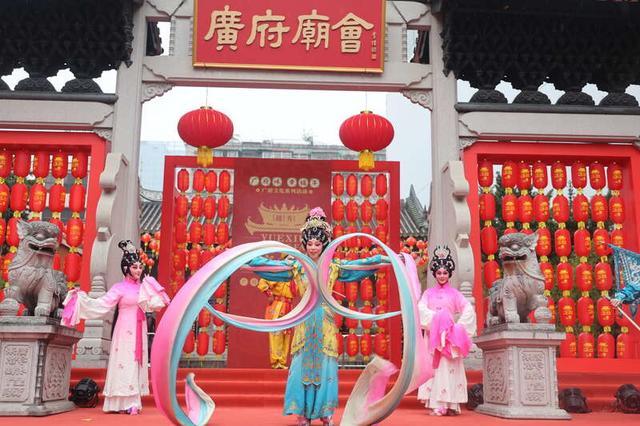 2023广府庙会开幕展演现场。钟涌/摄