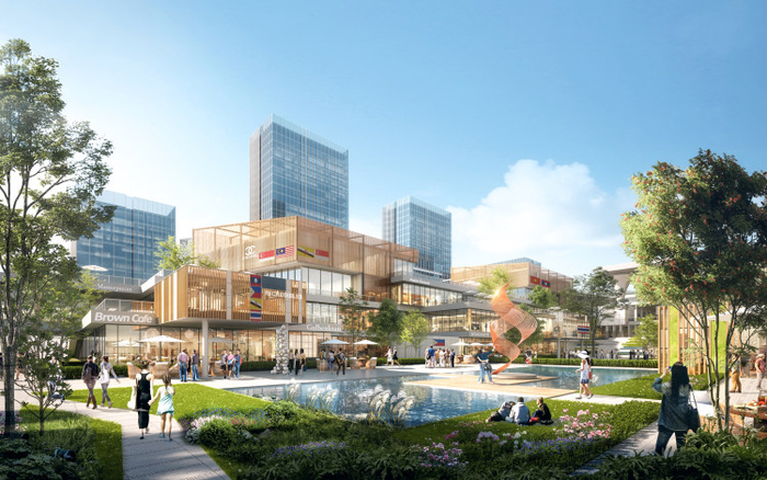 △重庆东站片区站前核心区商业商务用地效果图