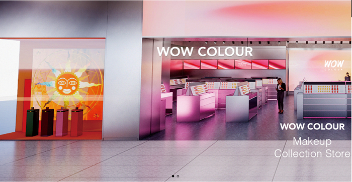 新式美妆集合店WOW COLOUR（图源 WOW COLOUR官网）