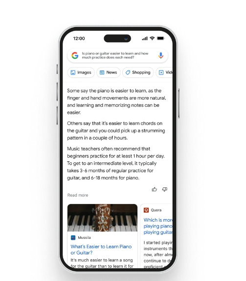 图 | 谷歌展示人工智能如何改善搜索结果（来源：谷歌）