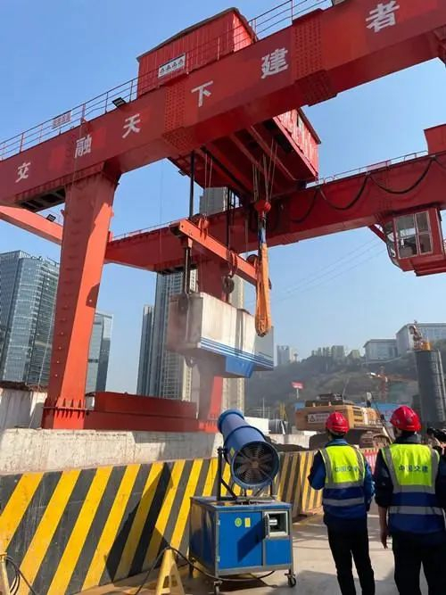 重庆轨道交通18号线北延伸段建设现场 来源：重庆住建