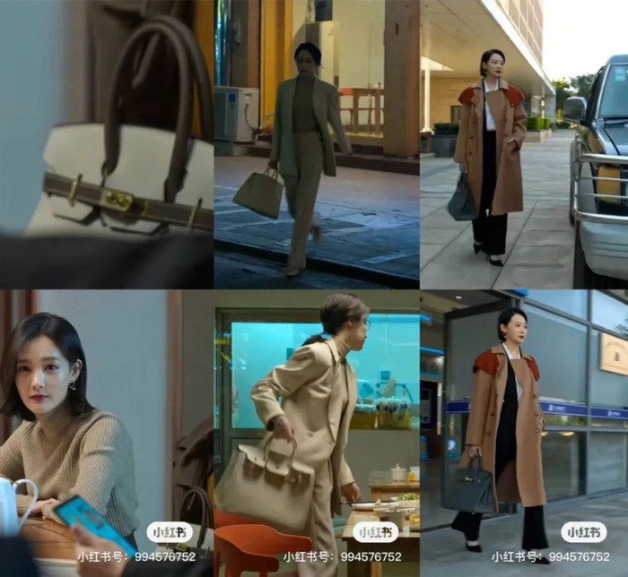 孟钰、高启兰、程程的爱马仕，图源小红书@小花の爱马仕