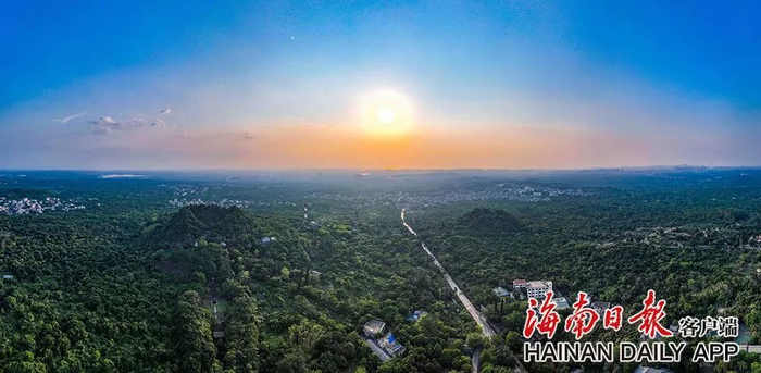 海口石山火山群国家地质公园。海南日报记者 陈元才 摄