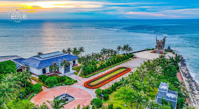 海南解放公园。海南日报记者 陈元才 摄