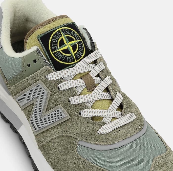 岛民狂喜！全新Stone Island x New Balance 574 官图曝光！|New