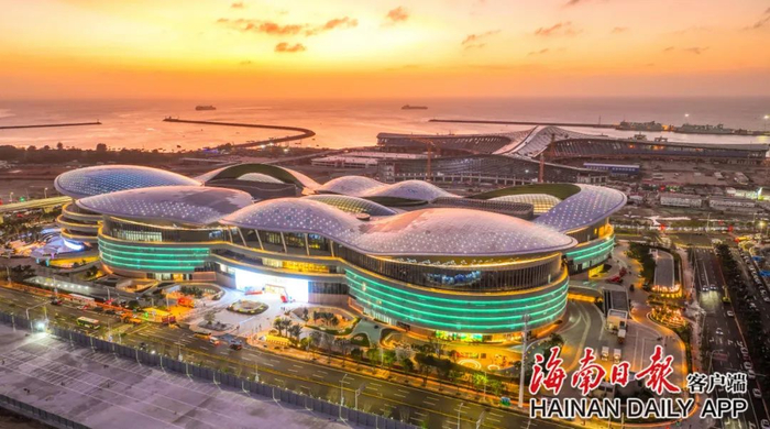 海口国际免税城。海南日报记者 张茂 摄