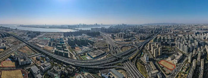 彭埠互通鸟瞰 张之冰 摄