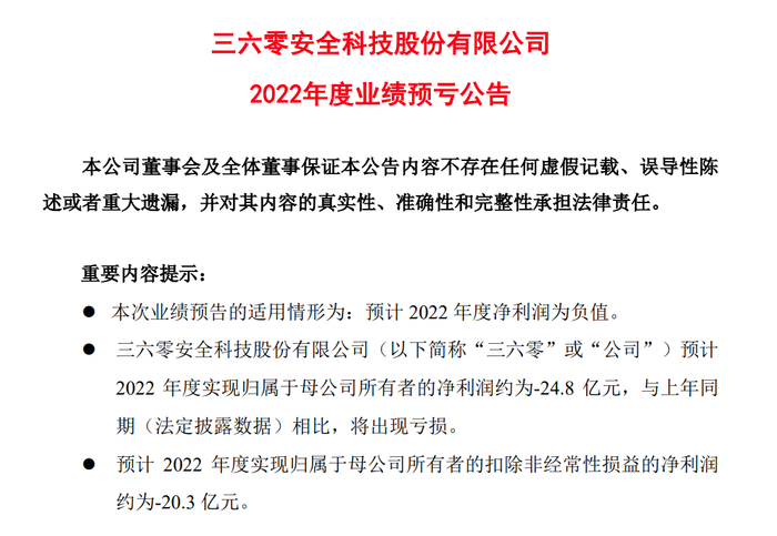 三六零公告截图