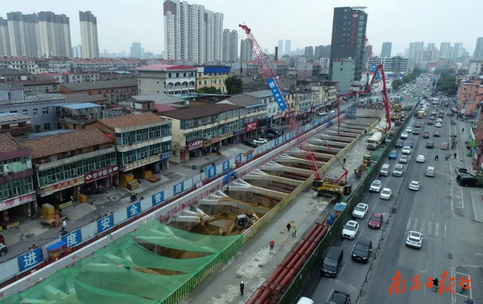 楞上站施工现场