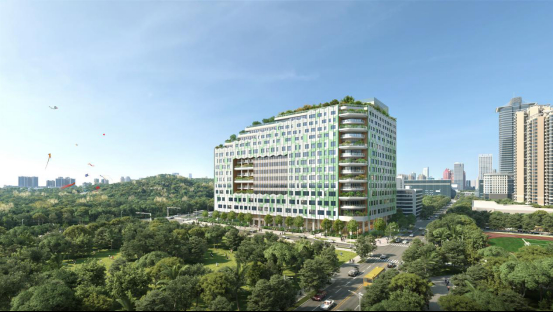 深圳市儿童医院科教综合楼项目设计效果图（图片来源：深圳市儿童医院）