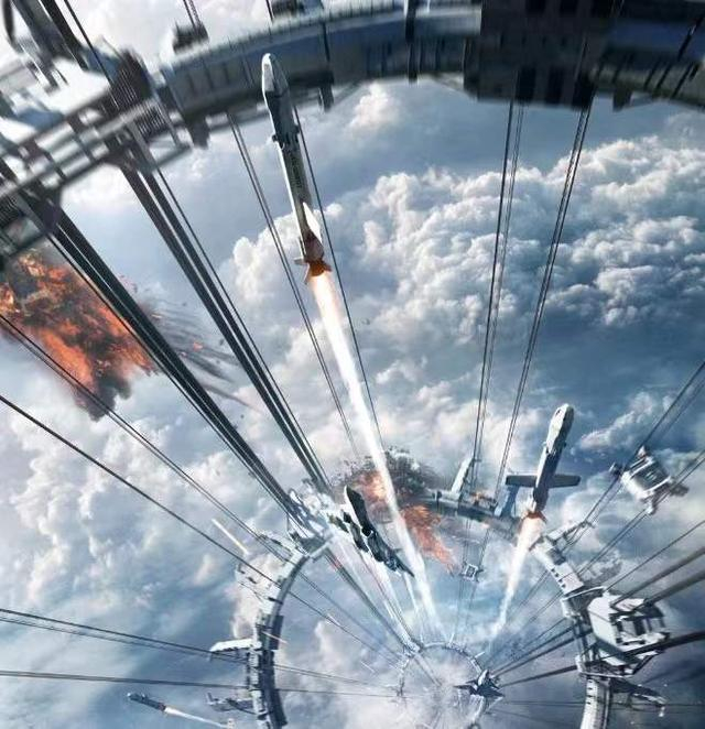 《流浪地球2》中的太空电梯 