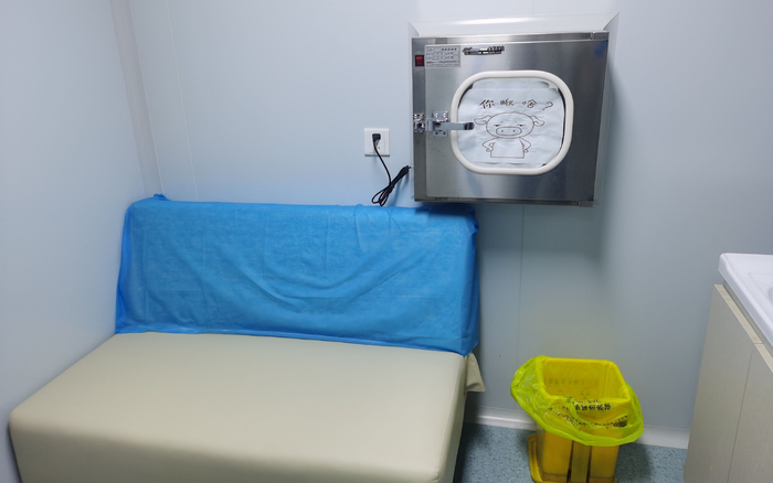 国家卫生健康委科学技术研究所人类精子库内的取精室。新京报记者 戴轩 摄