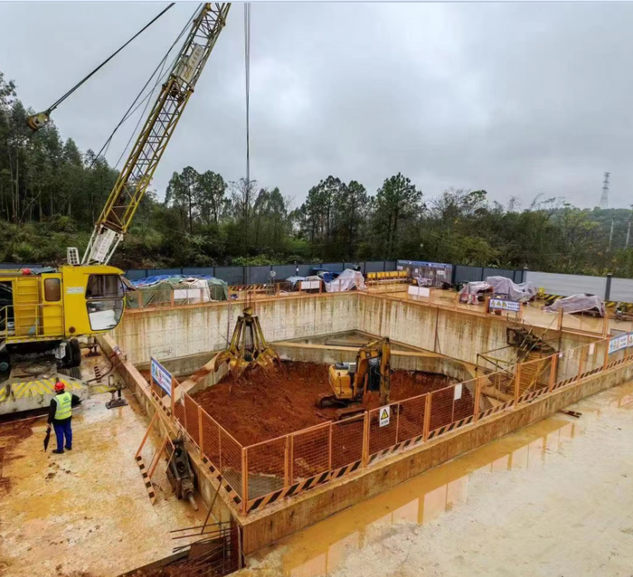 五象火车站项目建设现场