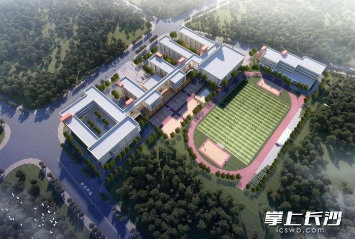 中雅培粹学校新校区效果图