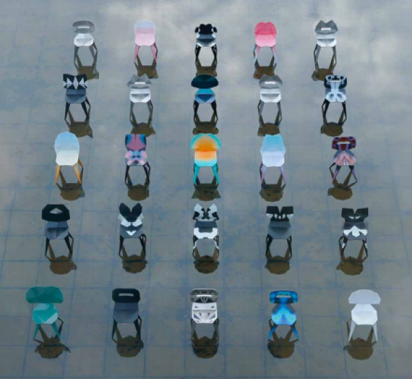 《MeshRare数字艺术座椅》