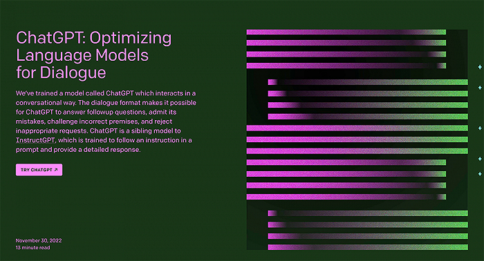 ChatGPT传送门：chat.openai.com