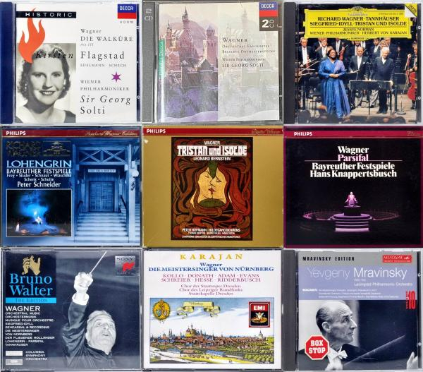 笔者收藏的部分瓦格纳首版唱片