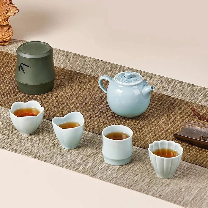 梅蘭竹菊茶入れ 4個セット 中国美術 美品 茶筒 茶器 紫砂 茶道具 梅蘭竹菊茶入れ 4個セット 中国美術 茶筒 茶器 紫砂 茶道具