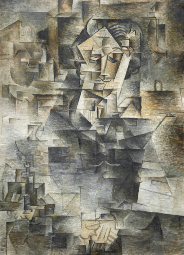 巴勃罗·毕加索，《卡恩维勒肖像》，1910年