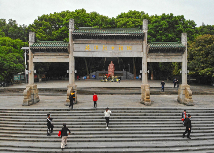 武汉施洋烈士陵园。IC 资料图