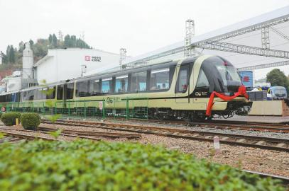 　　齿轨列车（电客车）。中车资阳机车有限公司供图