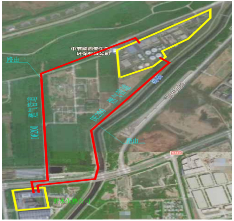 污泥沼气项目管网敷设图