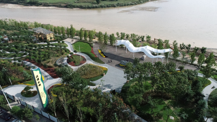 泾渭分明新观景台