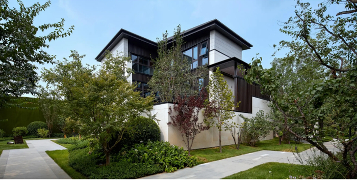 相较于传统别墅或上一代合院产品，观承大家在设计上更突出“东方”二字。企业供图