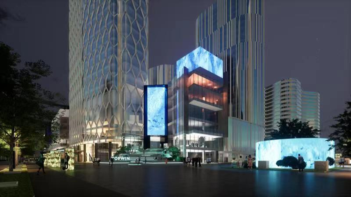 通盈中心元宇宙商业综合体项目效果图。朝阳区供图