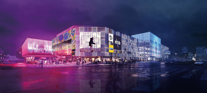 “THE BOX朝外”商业综合体效果图。朝阳区供图